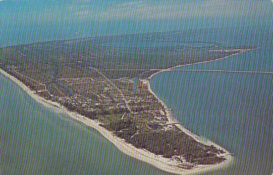 Florida Aerial View Of Sanibel Island 1970