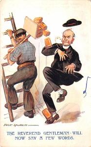 Reverend Gentleman, Fred Spurgin Postcard