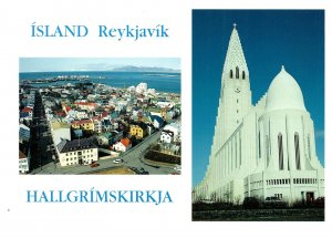 Postcard Iceland Reykjavik - Hallgr�mskirkja - Hallgrim Church