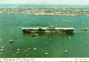 South Carolina Charleston Harbor USS Yorktown CV-10