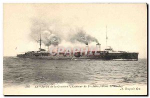 Old Postcard The Boat Jurien de la Graviere first class cruiser