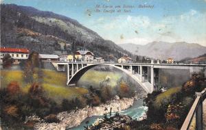 B58856 St Lucia am Isonzo Bahnhof slovenia