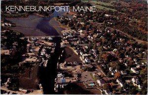 Postcard AERIAL VIEW SCENE Kennebunkport Maine ME AM4844