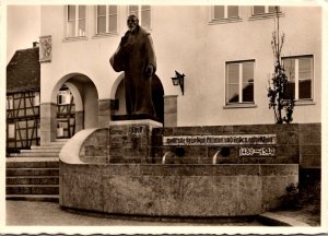 Germany Knittlingen Faustbrunnen Vor Dem Neuen Rathaus Photo