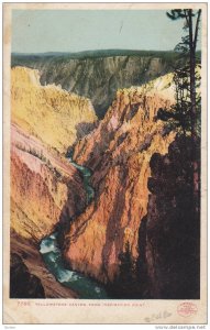 The Yellowstone Canyon from Inspiration Point, Yellowstone, Wyoming,00-10s