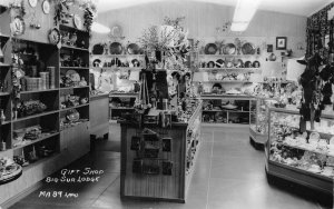RPPC Gift Shop BIG SUR LODGE California Laws Photo ca 1950s Vintage Postcard