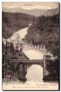 Postcard Old Bridge Foix devil near St. Anthony