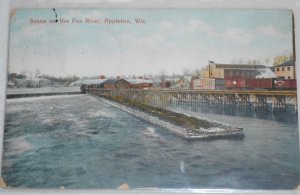 Scene on the Fox River, Appleton, Wis. pm 1911