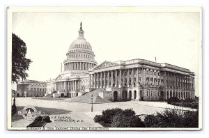 U. S. Capitol Washington D. C. Postcard Baltimore & Ohio Railroad