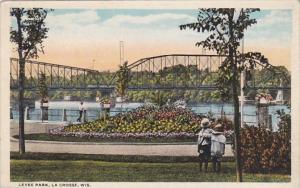 Wisconsin La Crosse Levee Park Curteich