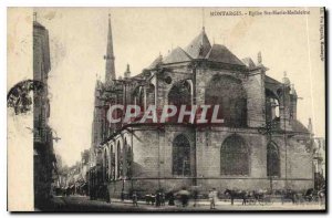 Old Postcard Montargis Eglise Ste Marie Madeleine