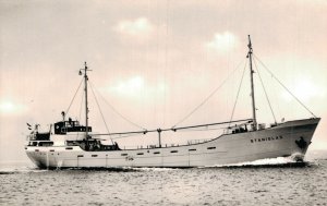 Nautica m.s. Stanislas Rederij Stanislas N.V. Ship Vintage RPPC 07.53