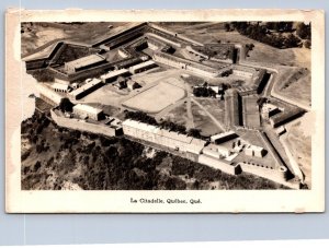K49/ Quebec Canada RPPC Postcard c1940s La Citadelle Birdseye 361