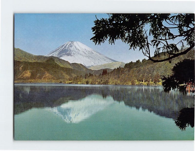 Postcard Mt. Fuji From Lake Ashi, Hakone, Japan