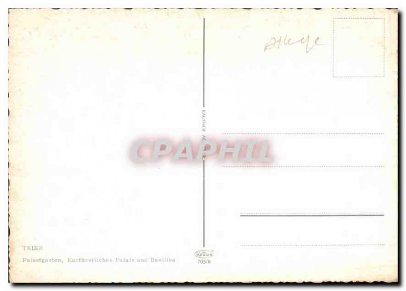 Postcard Modern Sort Palastgarten