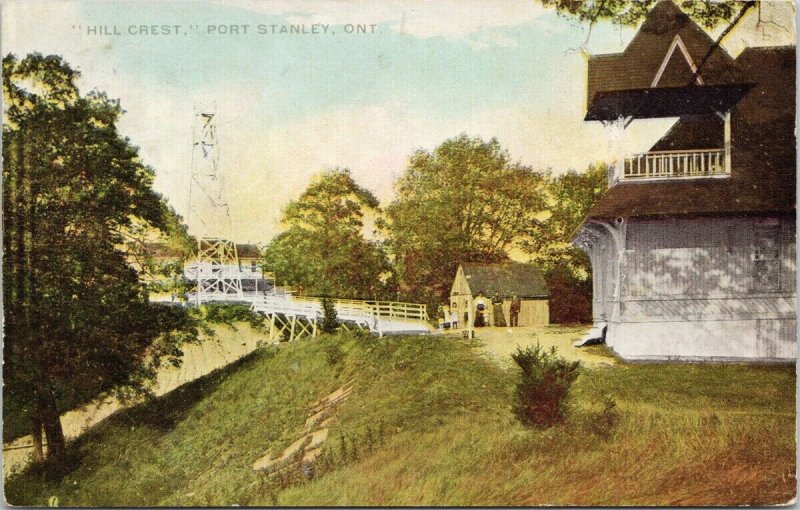 Hill Crest Port Stanley ON Ontario c1911 Postcard F42 