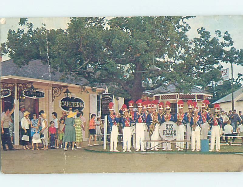 Bent Pre-1980 RESTAURANT AT SIX FLAGS OVER TEXAS Dallas - Fort Worth TX B9692