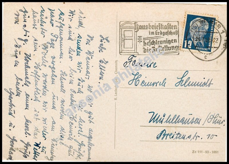 VINTAGE POSTCARD: German Image Post Card