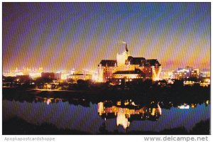 Canada Night View Saskatoon Saskatchewan