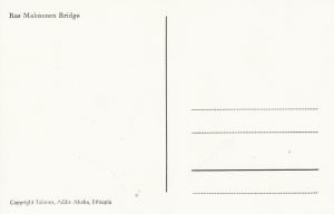 Africa Ethiopia real photo postcard Addis Adaba Ras Makonnen bridge panorama