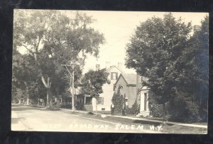 RPPC SALEM NEW YORK BROADWAY STREET SCENE VINTAGE REAL PHOTO POSTCARD NY