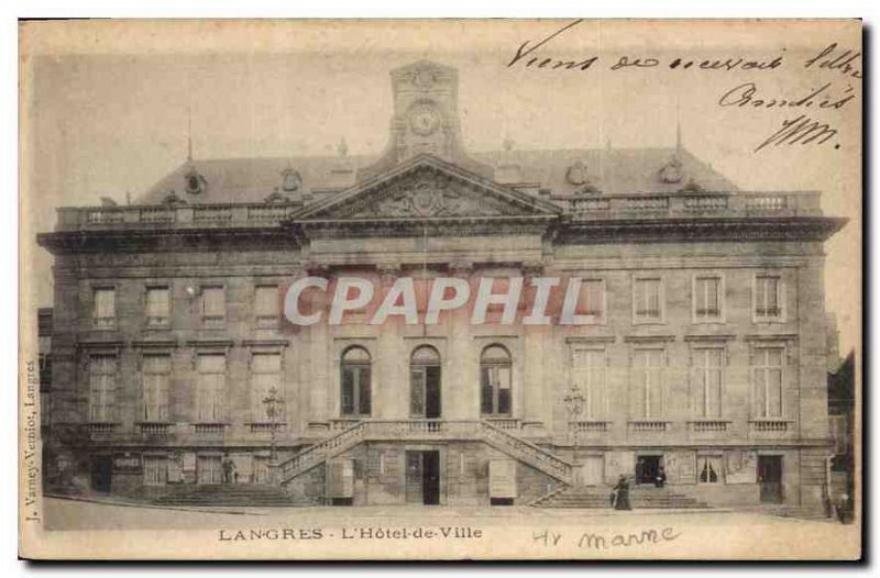 Postcard Langres Old Town Hotel