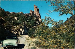 View of Mt. Lemmon, Tucson AZ c1982 Postcard I65