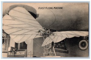 Brooklyn New York NY Postcard Ripley Odditorium First Flying Machine Vintage