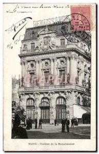 Paris Postcard Renaissance Old Theater