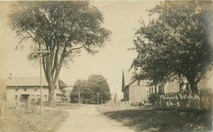 1908 Street Scene Plymouth Notch Vermont #24S RPPC Photo Postcard 20-4539
