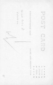 H78/ Washington D.C. RPPC Postcard c1910 Great Falls of Potomac 190