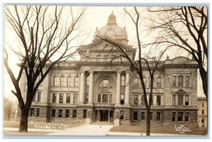1911 Brown County Court House Bethe Green Bay Wisconsin WI RPPC Photo Postcard