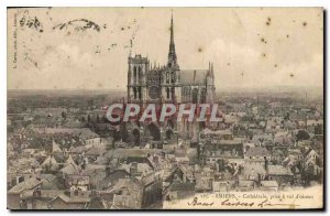 Old Postcard Amiens has taken the crow flies