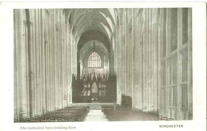 Winchester, the Cathedral Nave looking East, early 1900s 