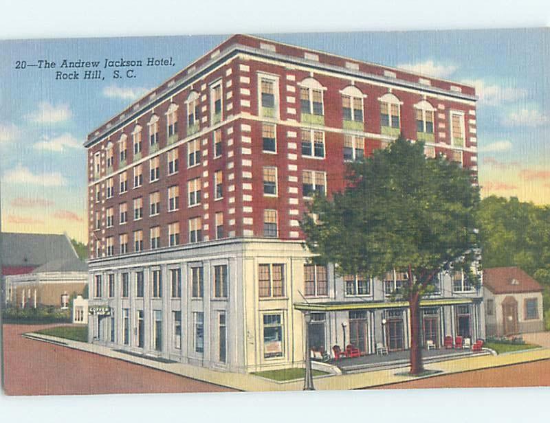 Unused Linen HOTEL SCENE Rock Hill - Charlotte South Carolina SC B1315