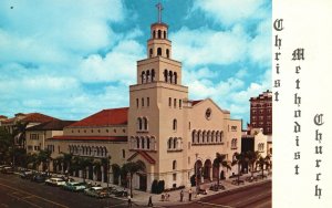 Christ Methodist Church St. Petersburg Florida FL Vintage Postcard