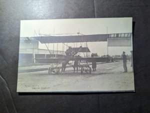 Mint Russia Early Aviation RPPC Postcard Dorman Biplane