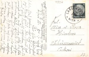 L188 Germany 1940 Langenargen a B Flugzeug aus vintage postcard