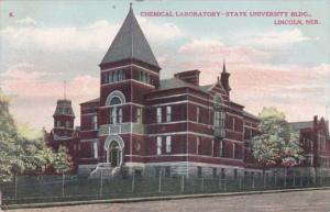 Nebraska Lincoln Chemical Laboratory State University Building 1908