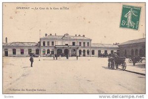 Epernay , France, 00-10s - La Cour de la gare de l'Est