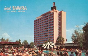 c.1960's Hotel Sahara Las Vegas Nevada Postcard 2T6-516