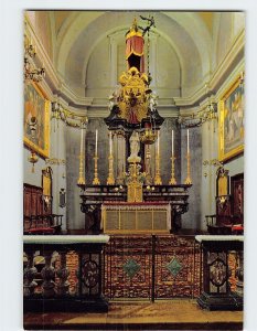 Postcard Interno della Chiesa, Morcote, Switzerland