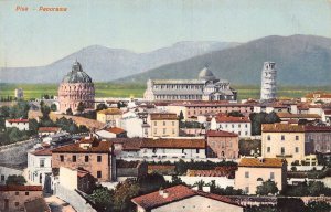 A012 Italy Pisa Panoramic view vintage postcard