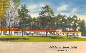 Tallahassee Motor Lodge Two Miles West on US 90 - Tallahassee, Florida FL  