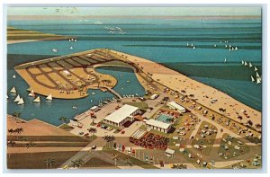 Aerial View Galveston Freeport Koa Kampgrounds And Marina Freeport TX Postcard
