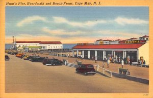 Hunt's Pier Boardwalk and Beach Front Cape May NJ 