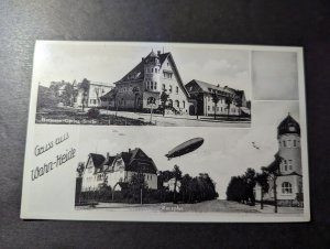 Mint Germany Zeppelin Postcard Greetings From Wahnheide