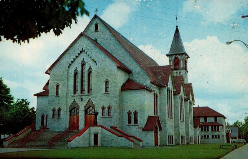 Canada Granby Quebec Canada St Benoit Church Chrome Postcard 08.81 