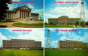 Oklahoma Oklahoma City State Capitol Sequoyah & Will Rogers Buildings