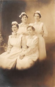 H57/ Minneapolis Minnesota RPPC Postcard c1910 Deaconness Hospital Nurses163